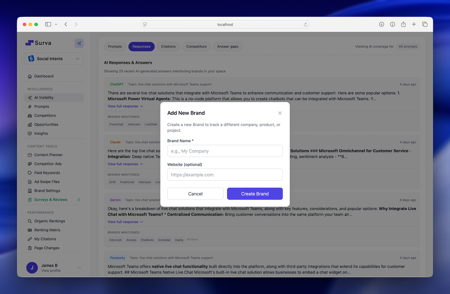 Multi-Client Agency Dashboard - manage multiple client brands from one account
